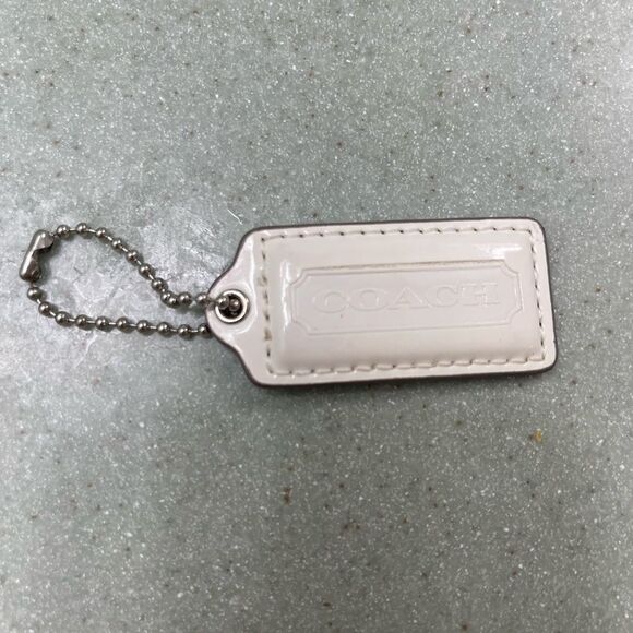 Coach Stamped Leather Hang Tag - Picture 1 of 1